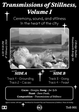 Joseph Townshend, Gong Bath Transmissions of Stillness, 2026. 